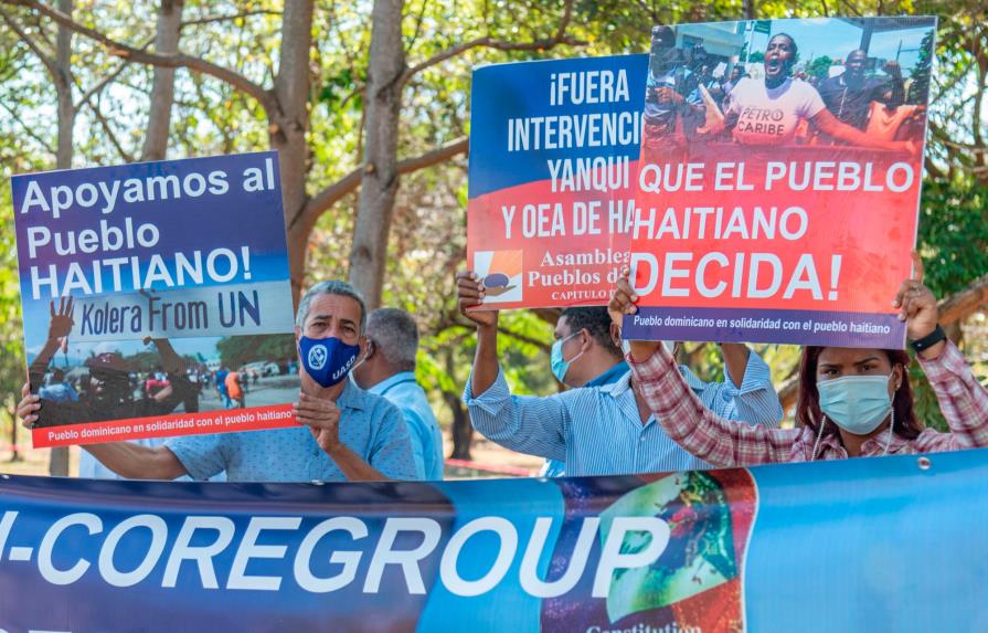 Organizaciones dominicanas se manifiestan en solidaridad con Haití