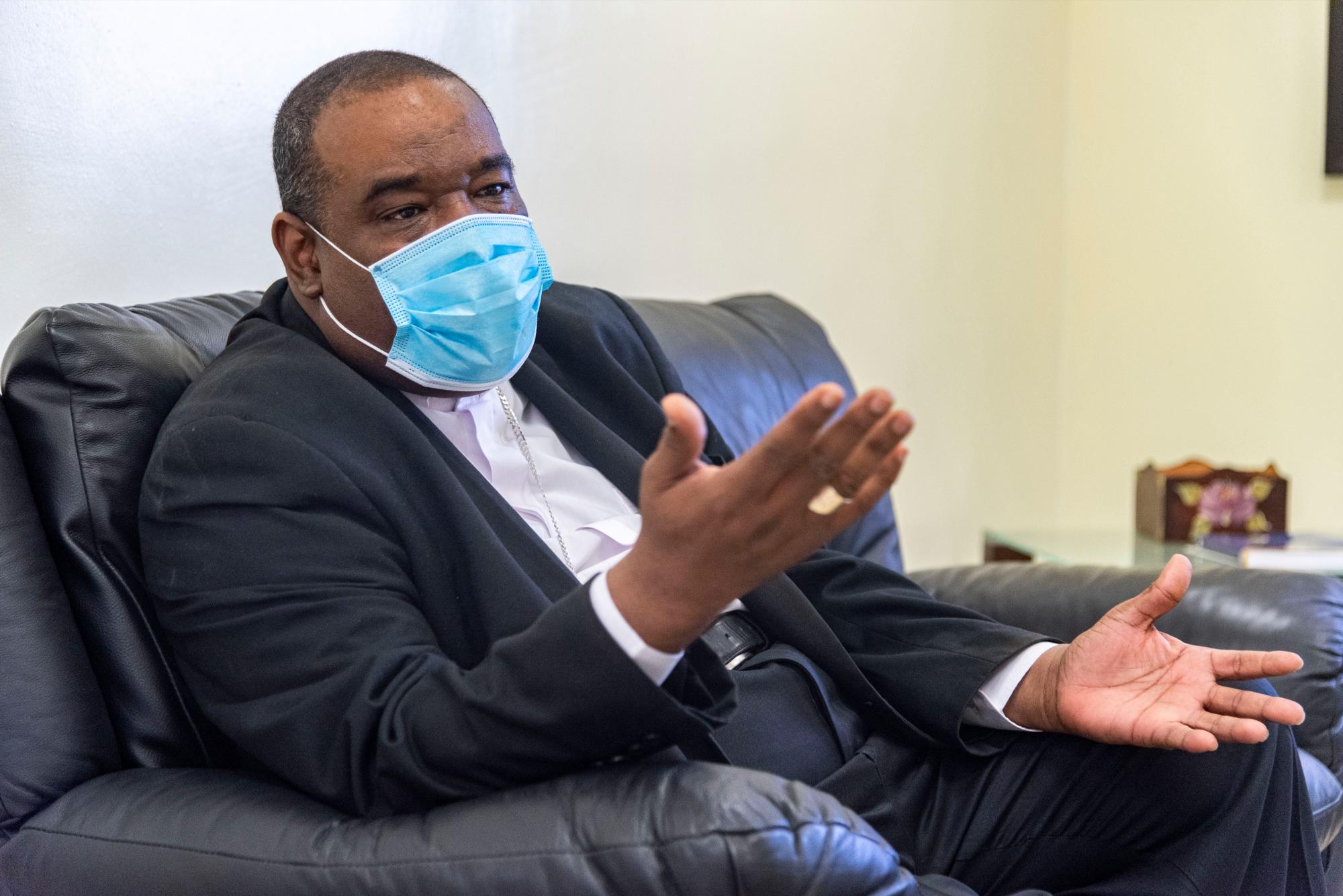 Monseñor Jesús Castro, obispo de la diócesis de Higüey.