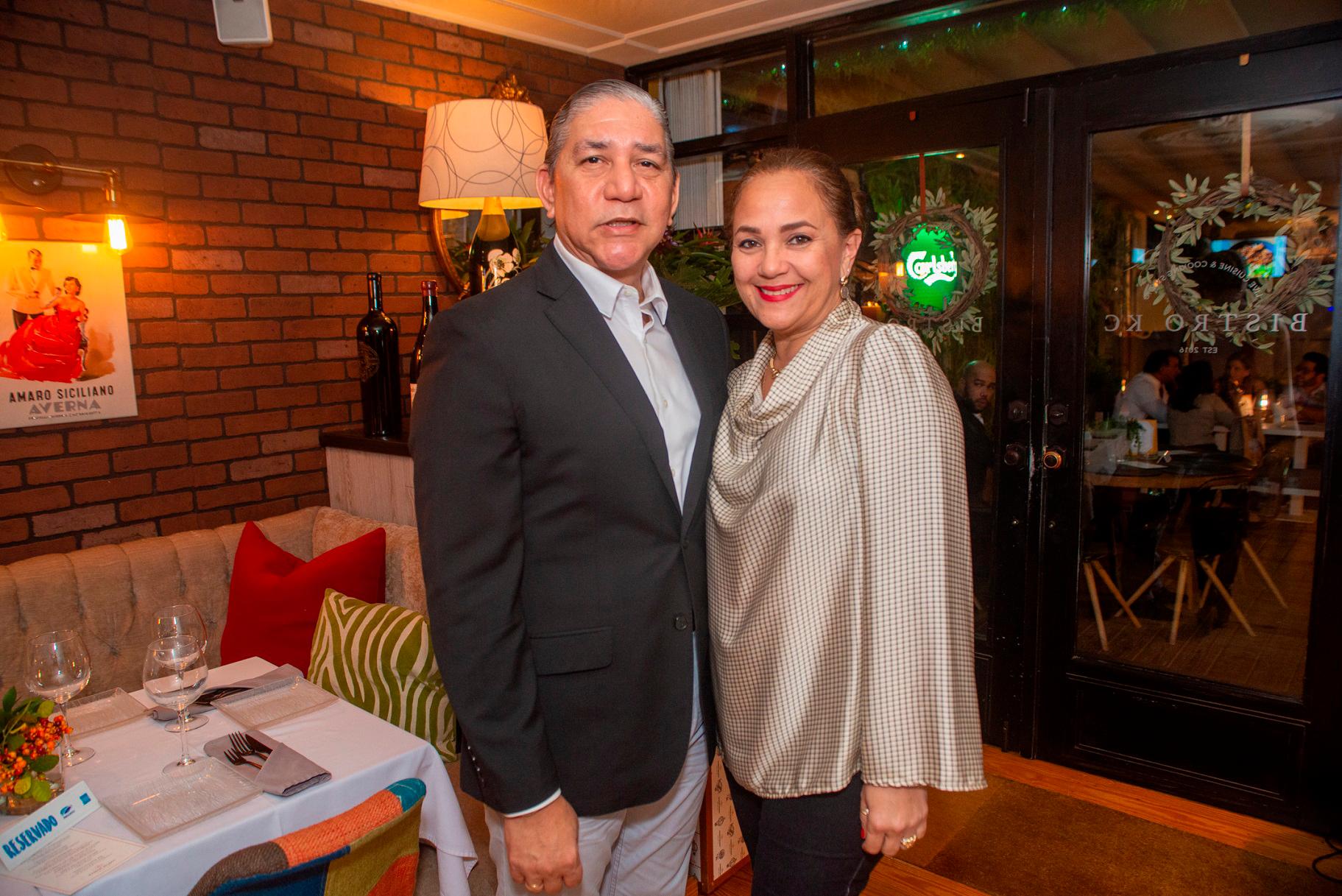 Nepomuceno Mejía y Yully Caamaño.