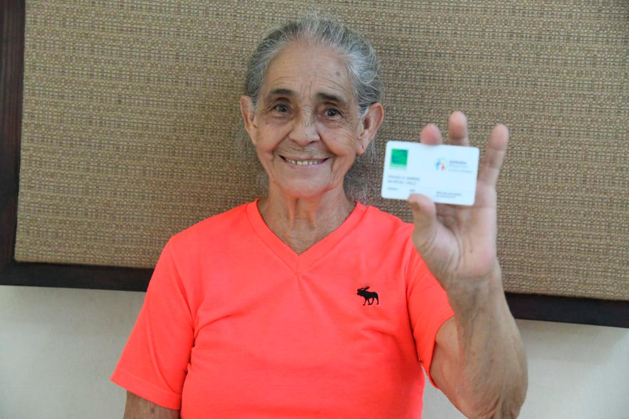 María Tomasa Pérez Paulino, la beneficiada 500,000.