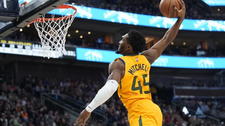 Jazz vence a Blazers de la mano de Mitchell y Gobert