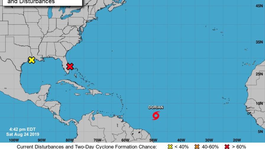 Se forma Dorian, la quinta tormenta tropical de la temporada Se forma Dorian, la quinta tormenta tropical de la temporada