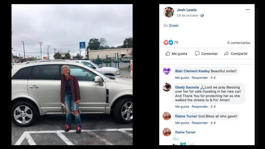 Una mujer caminaba más de 38 kilómetros para ir a trabajar hasta que sus compañeros le regalaron un carro