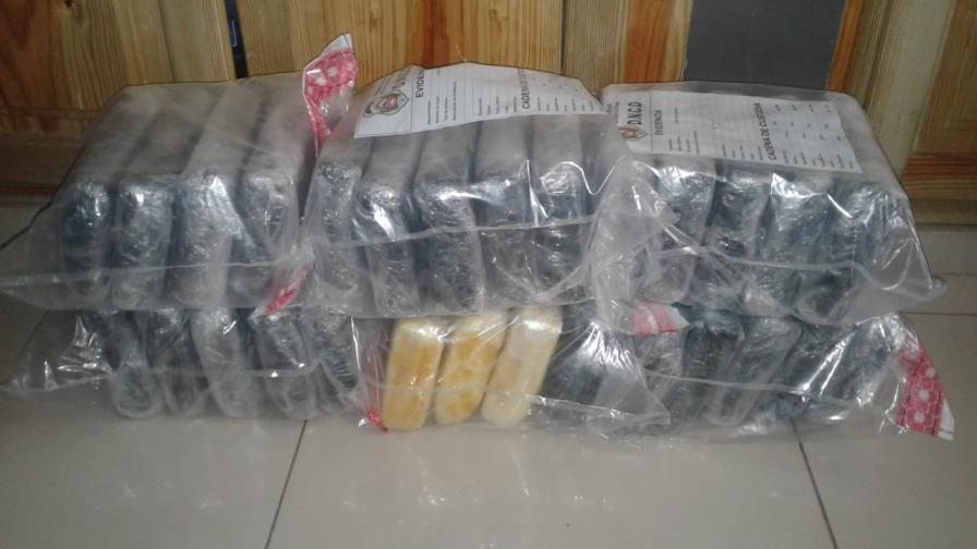 Decomisan  28 paquetes de cocaína en el puerto Multimodal Caucedo