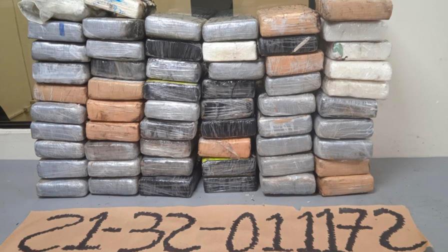DNCD decomisa 57 paquetes de cocaína en puerto de Haina Oriental 