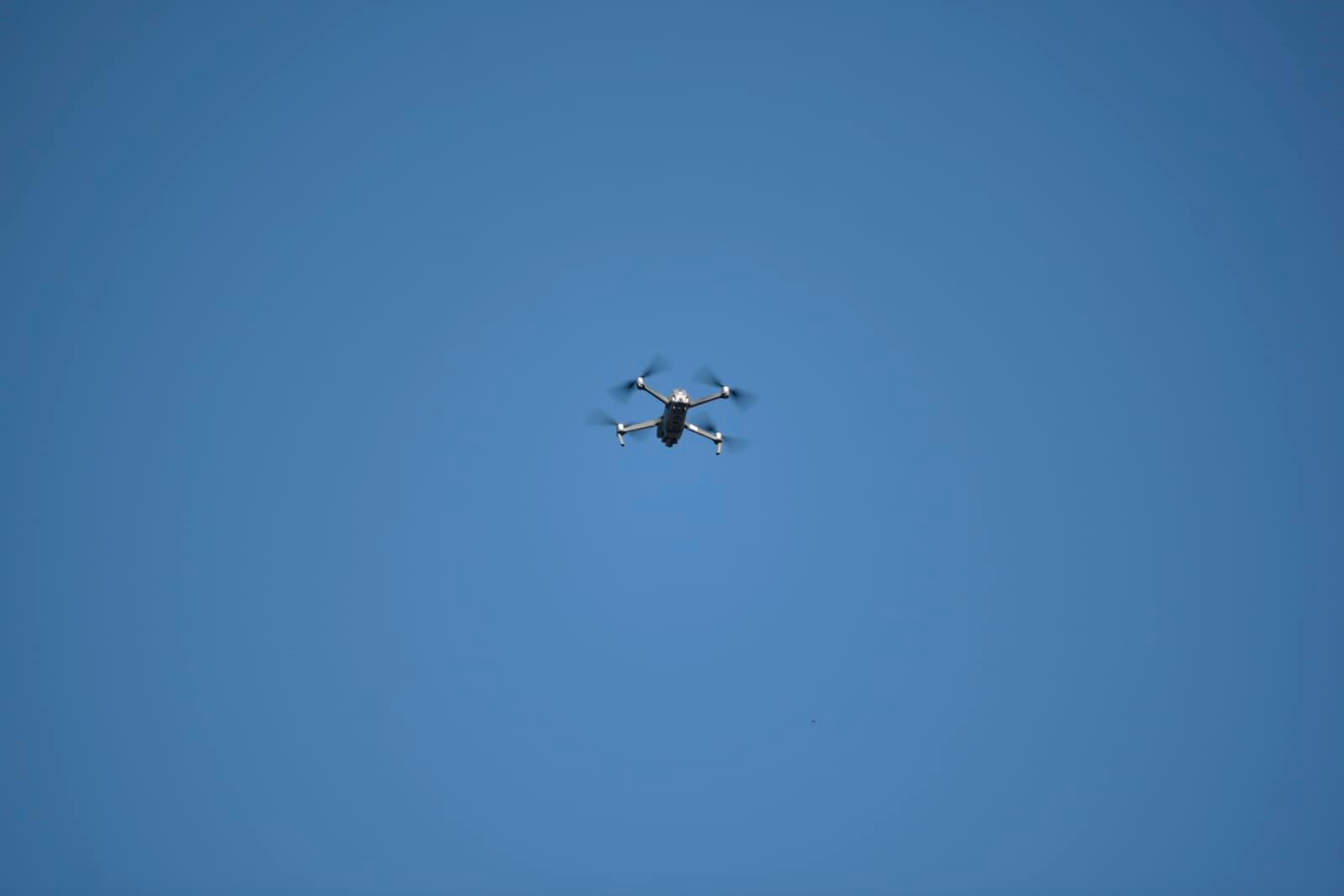 Un dron utilizado por militares dominicanos en Dajabón, en la frontera domínico-haitiana.