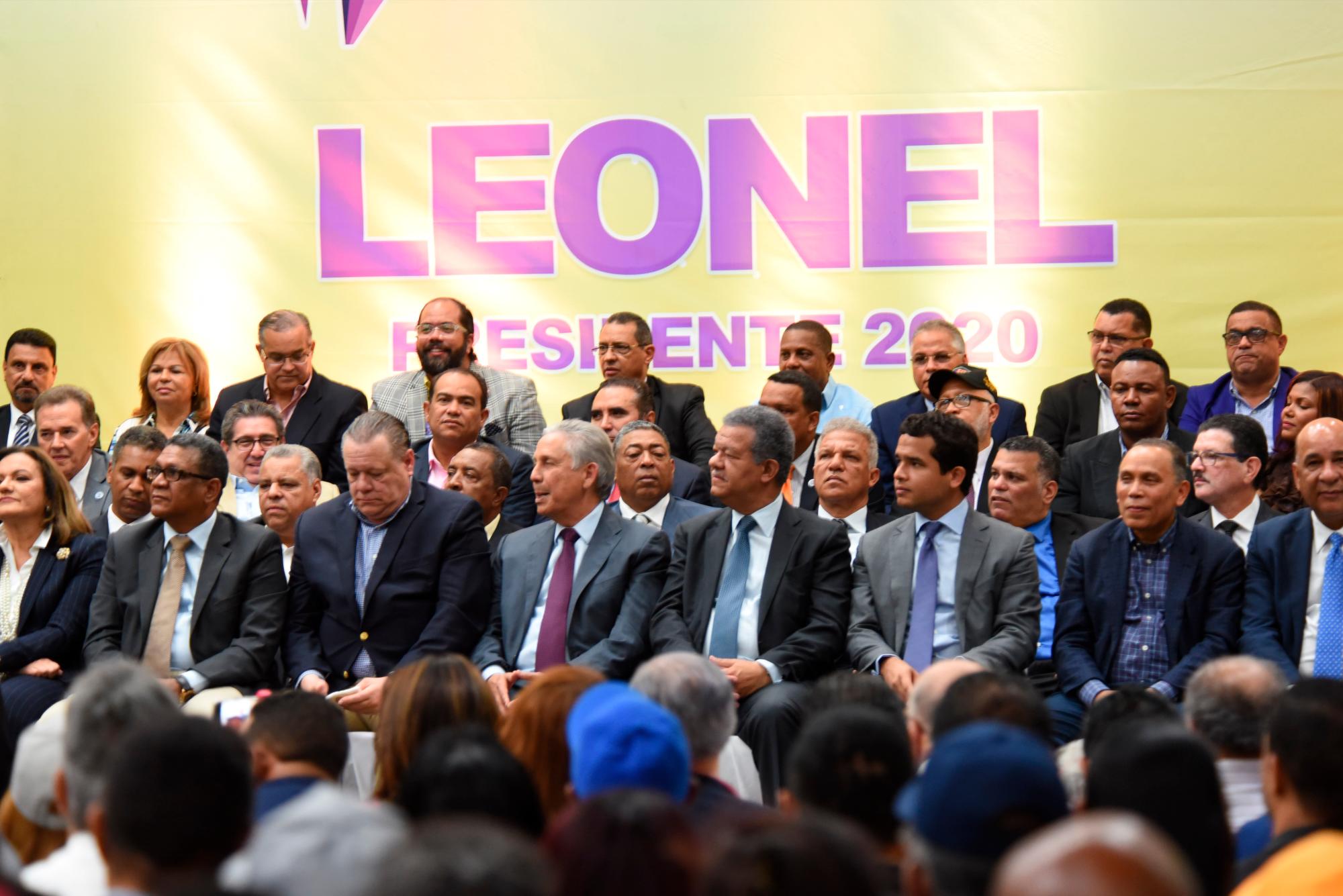 Personalidades del PLD y del sector externo encabezaron la actividad.