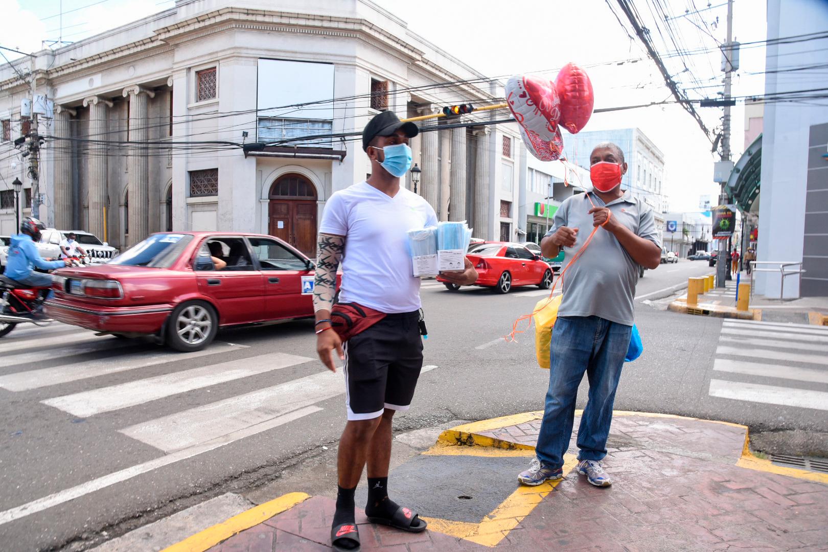 Los globos tuvieron gran demanda.