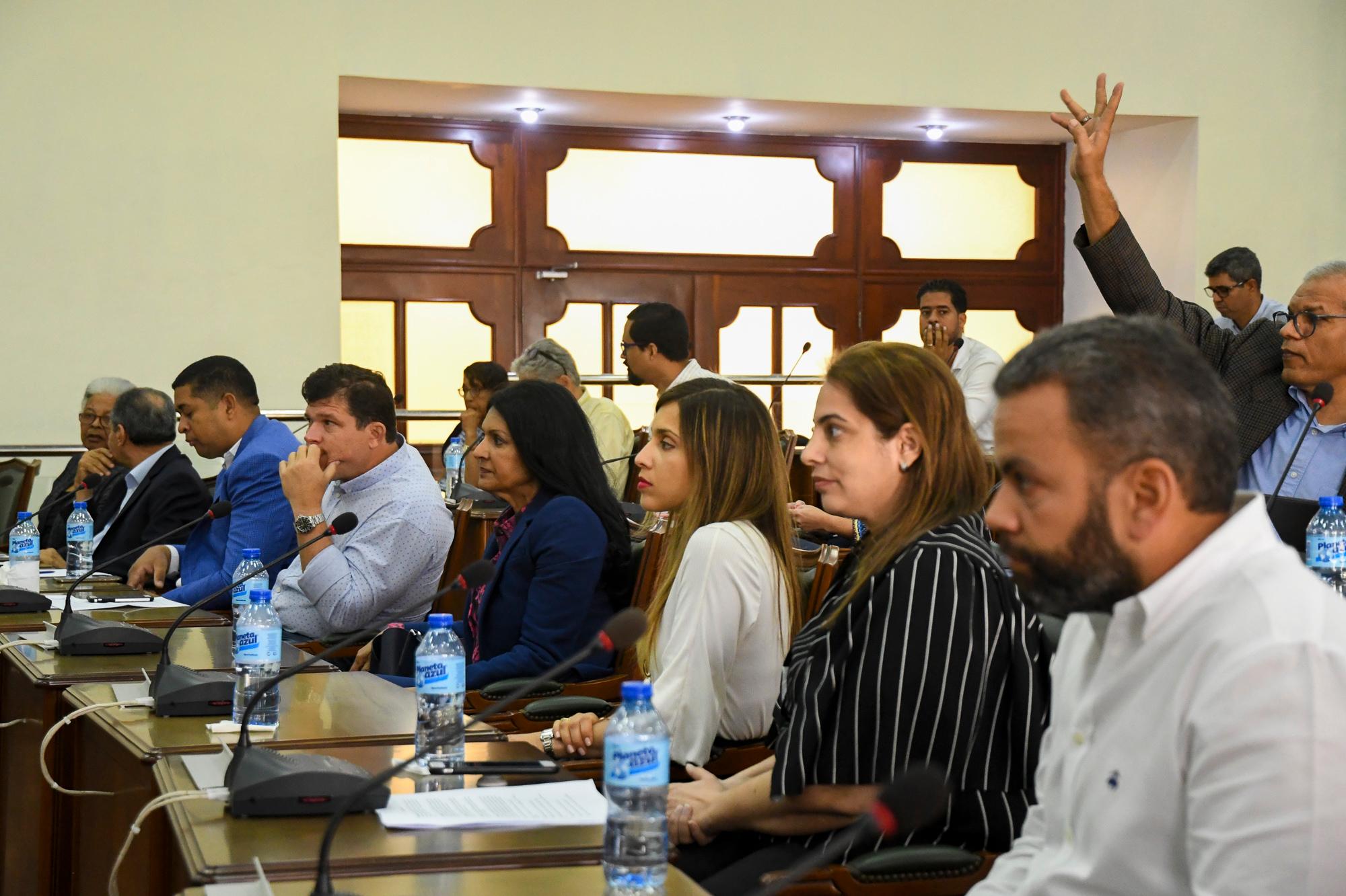 Participantes en la vista pública.