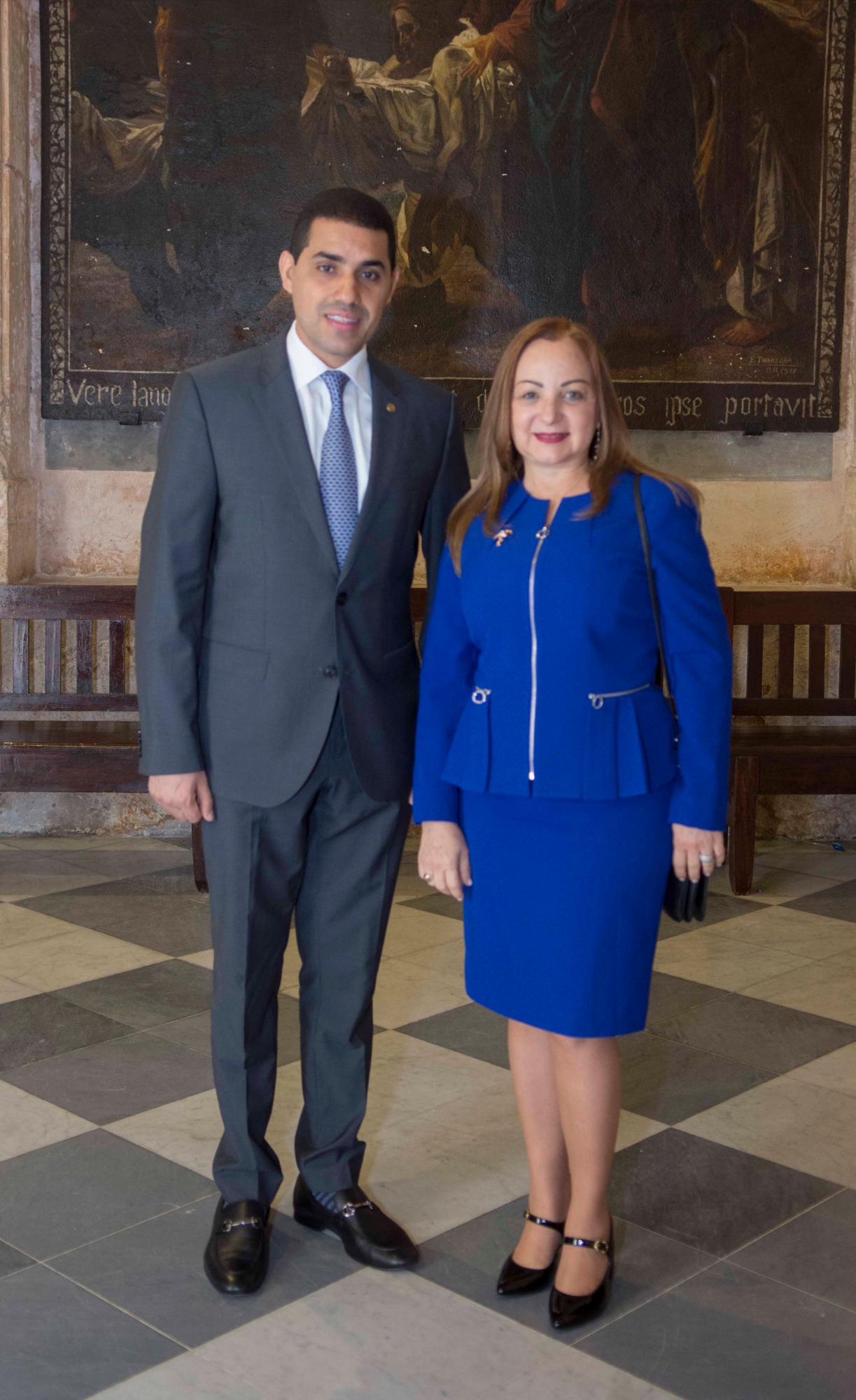 Robinson Portorreal y María Collado. 