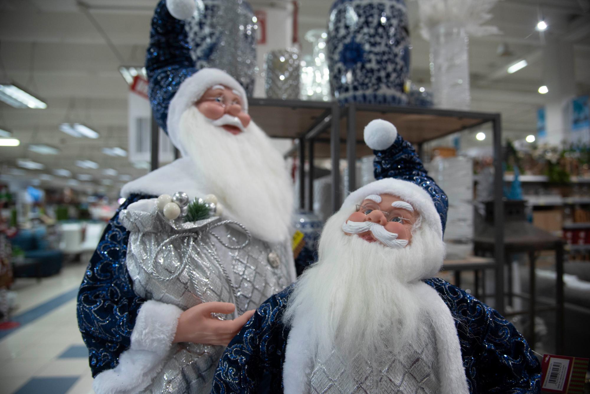 Figuras clásicas como la de Santa para hacer tu Navidad.