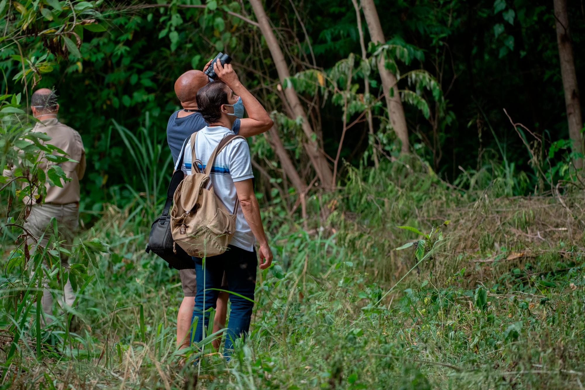 Durante el recorrido.