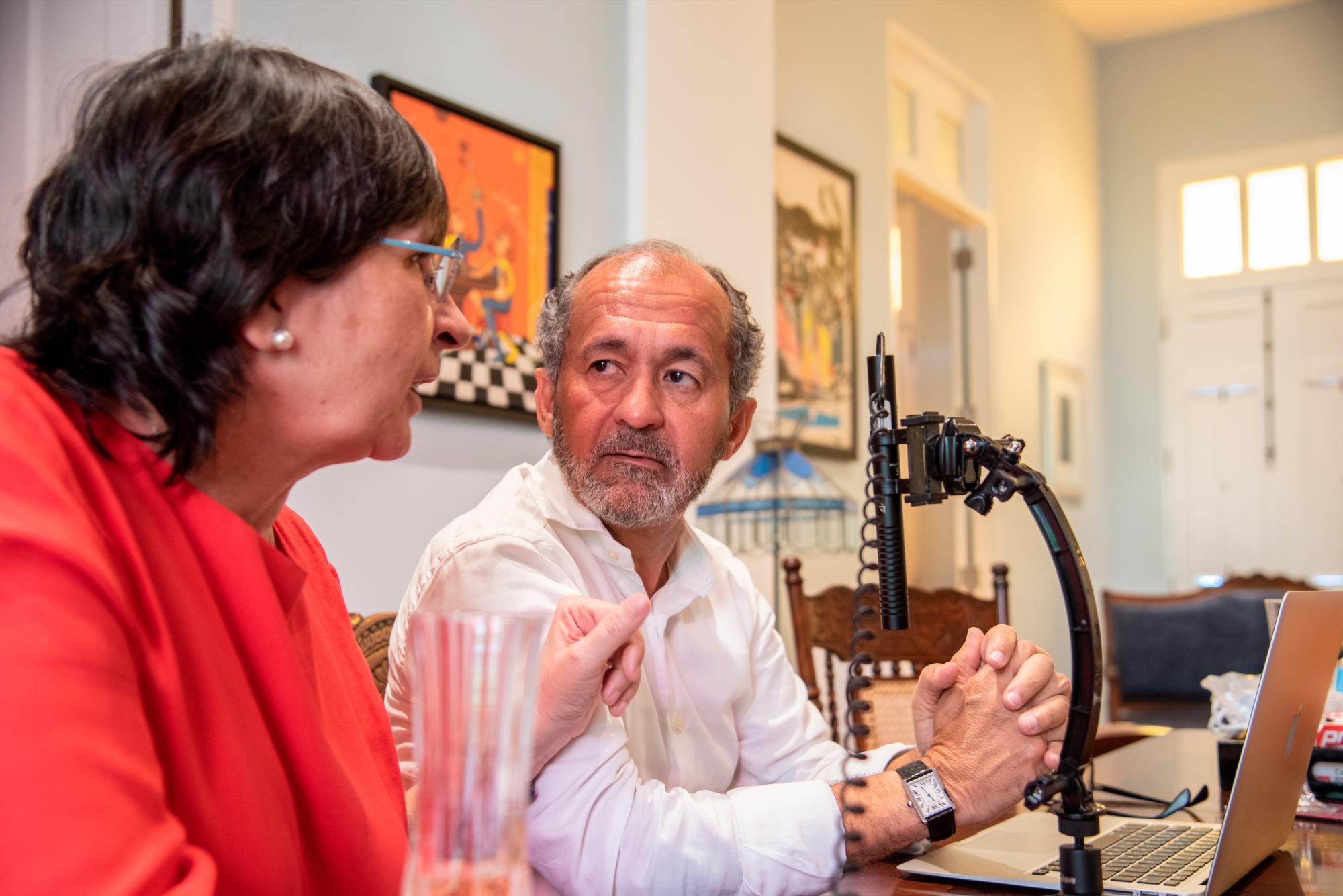 Inés Aizpún y Fernando Casanova.