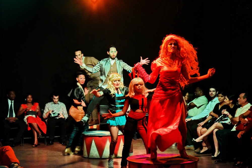 Escena de la obra “Jejeje” en el marco del décimo Festival Internacional de Teatro FITE Santo Domingo 2018