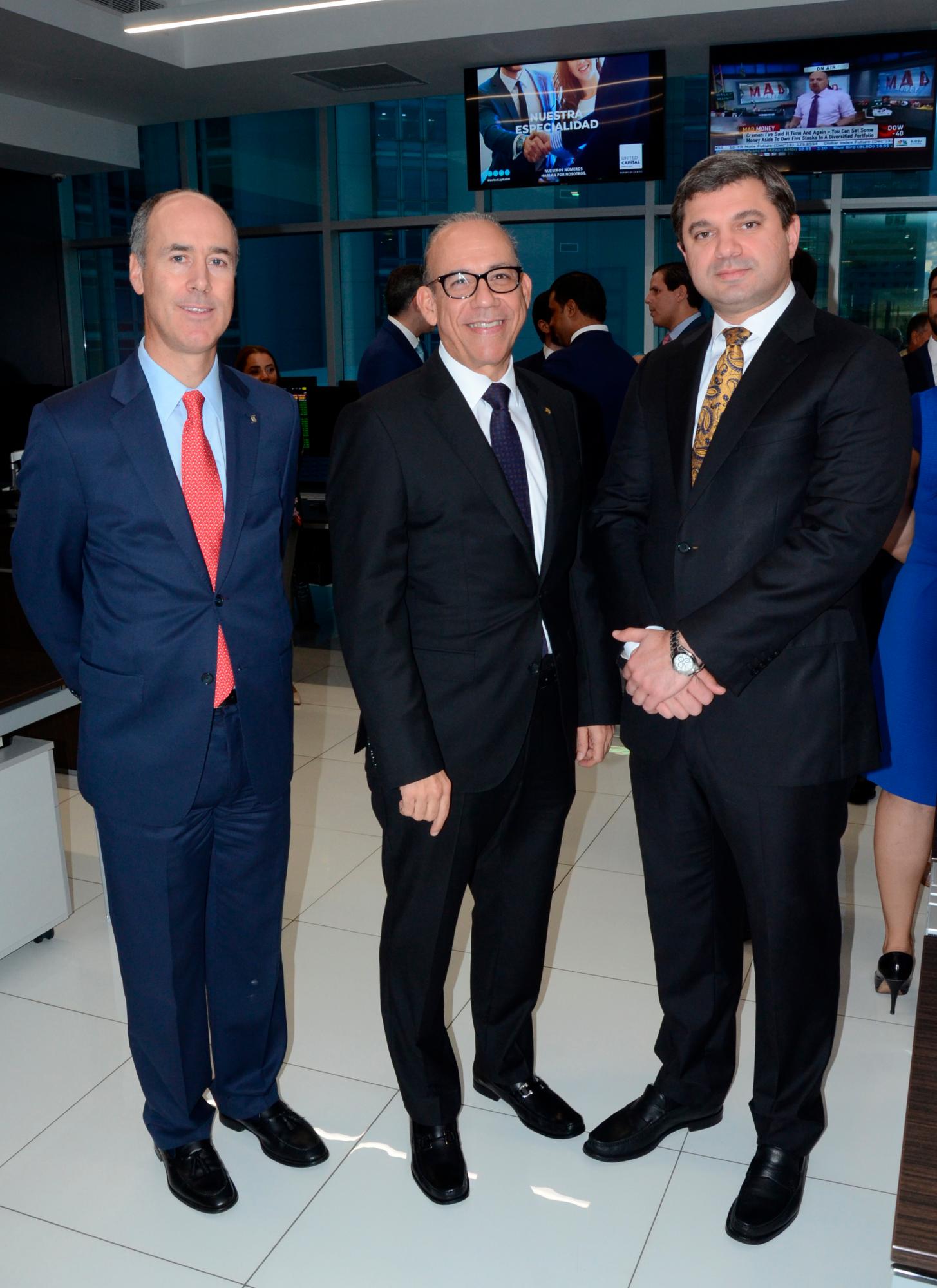 Gonzalo Parral, Fausto Pimentel y Luis Rojas.