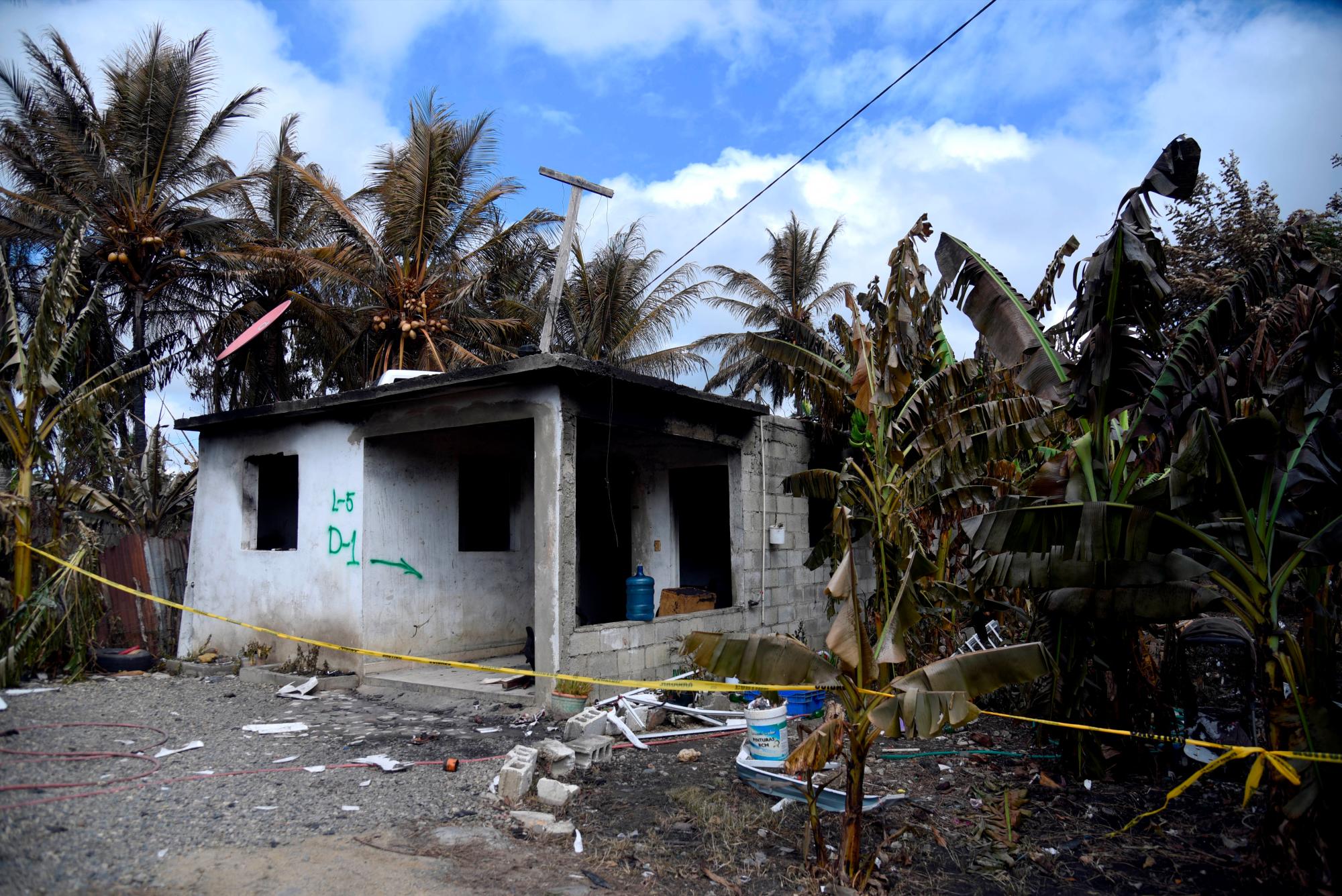 Entorno de cómo quedó el lugar las el incendio en envasadora.