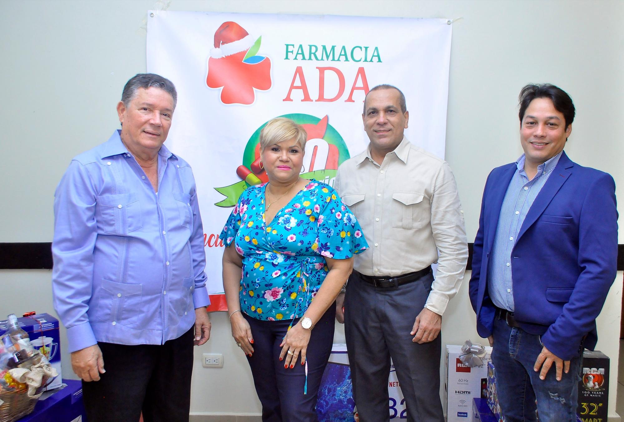 Rafael Marchena, Carmen de Marchena, Sixto Roman y Junior Florentino.