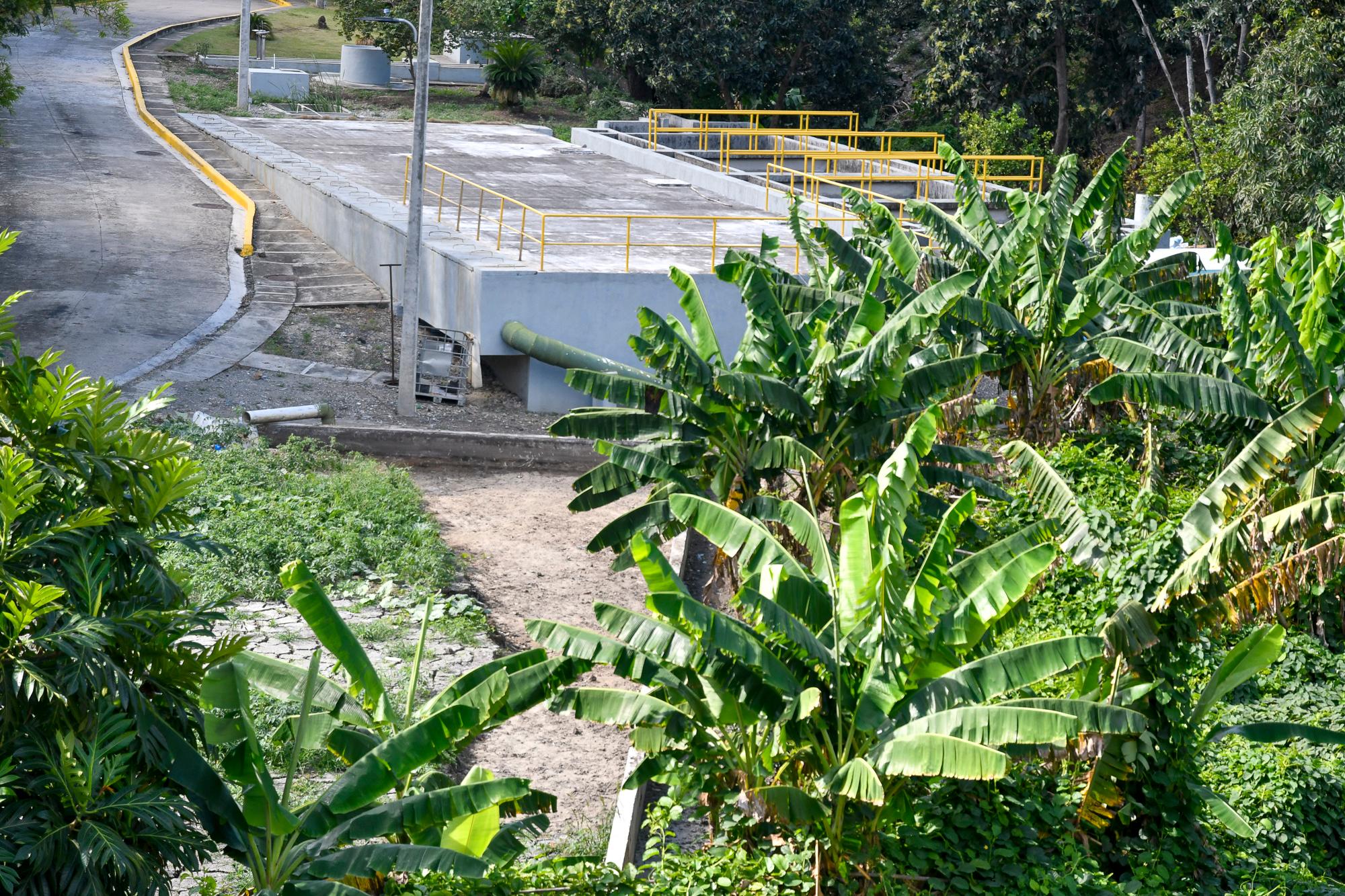 Esta es la planta de tratamiento de Los Jardines.