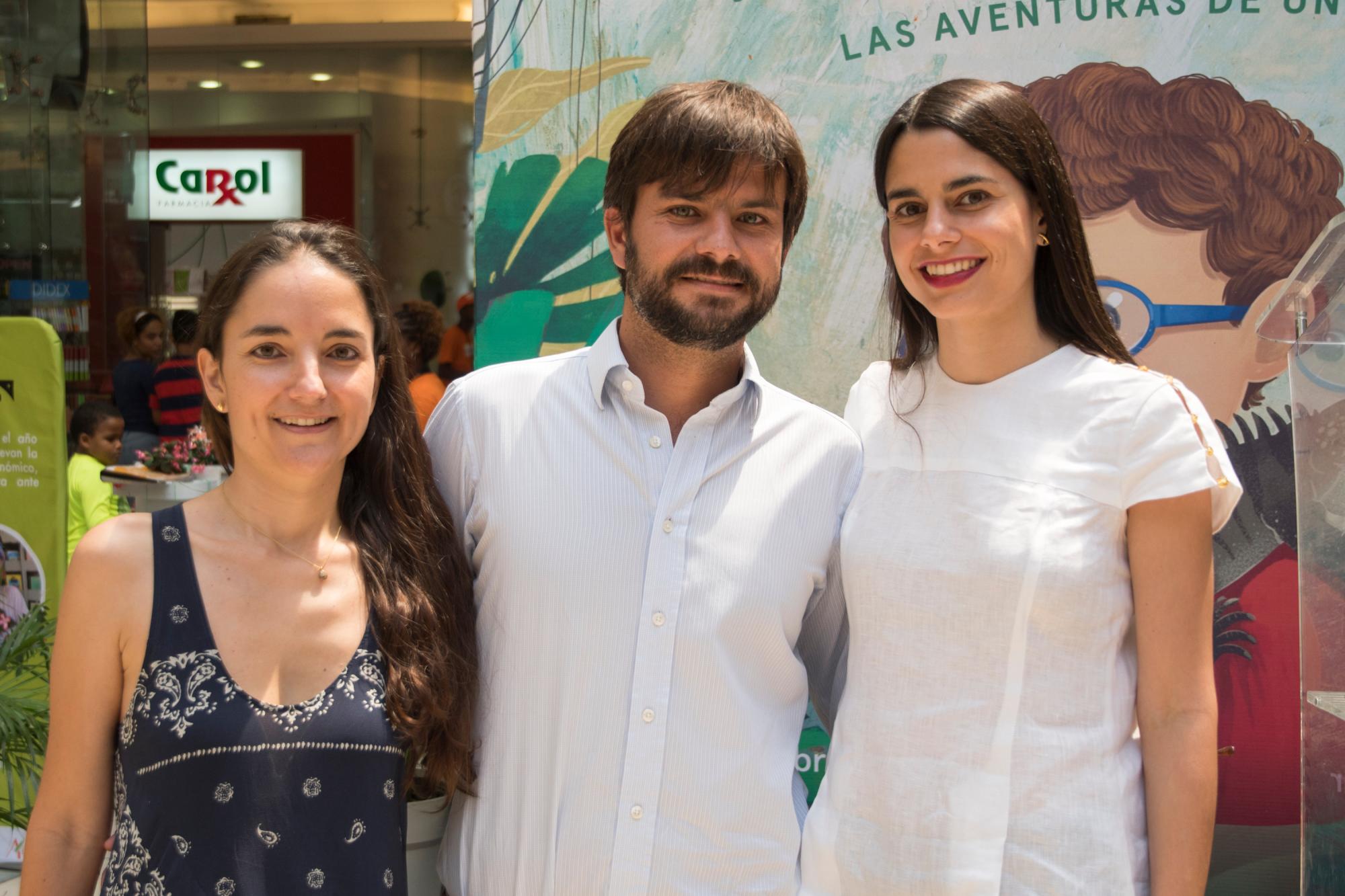 Ileana, Amadeo y Justine Anselin