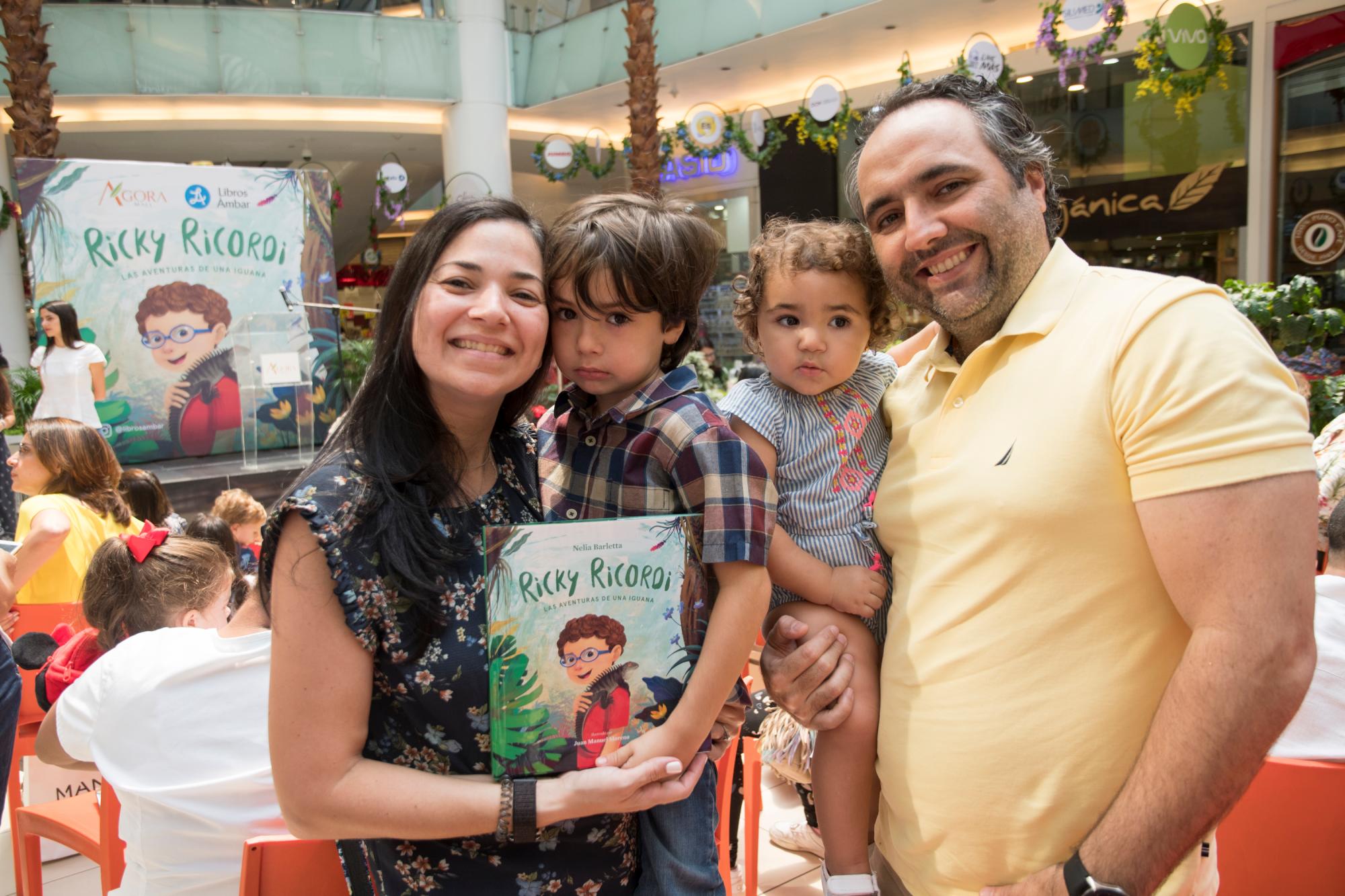 Liliana Rodríguez, Diego Fondeur, Anne Marie Fondeur y Ariel Fondeur