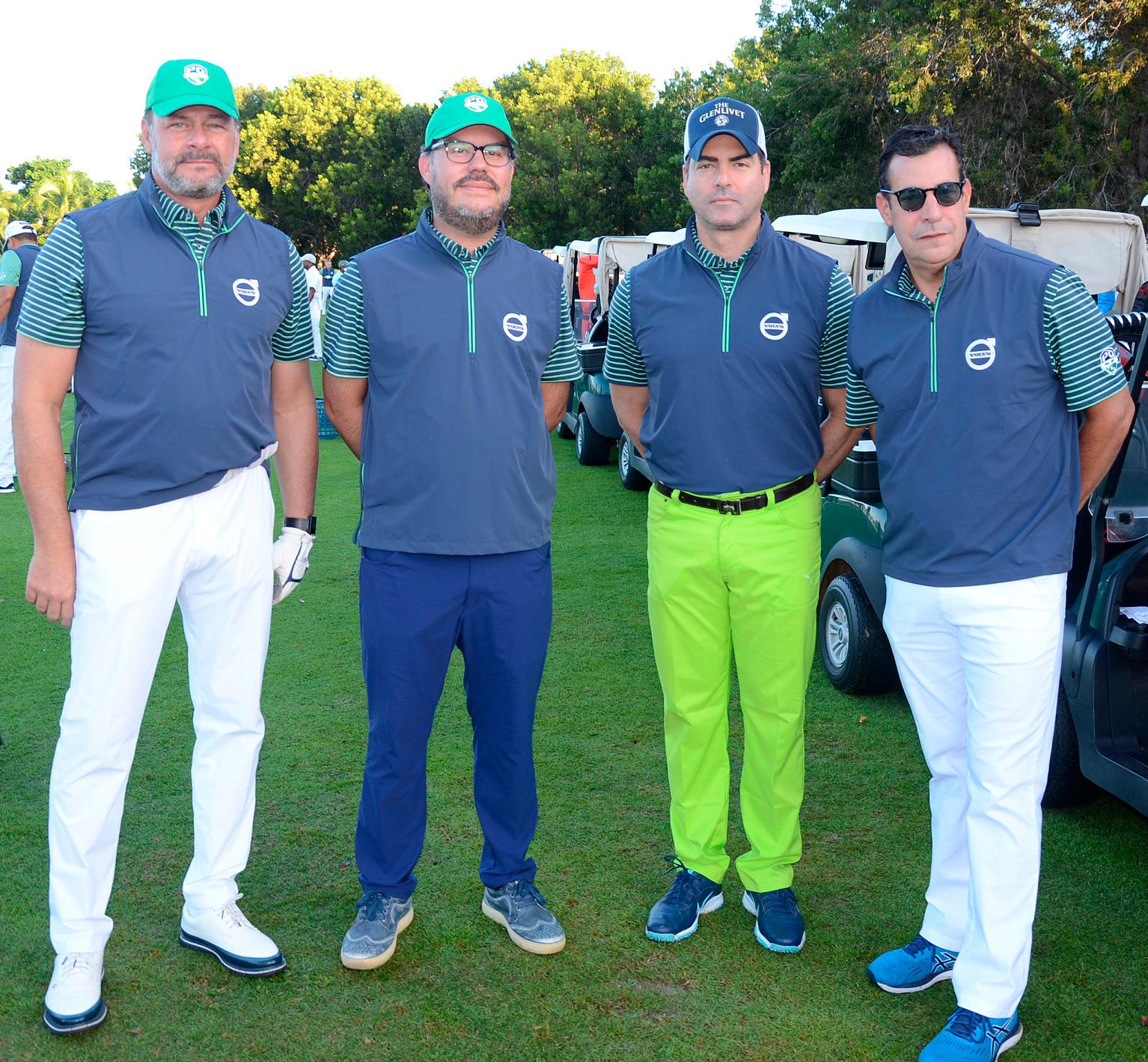 Rodolfo Dietsch, Miguel Roig, Luis Arturo Carbuccia y Domingo Bermúdez
