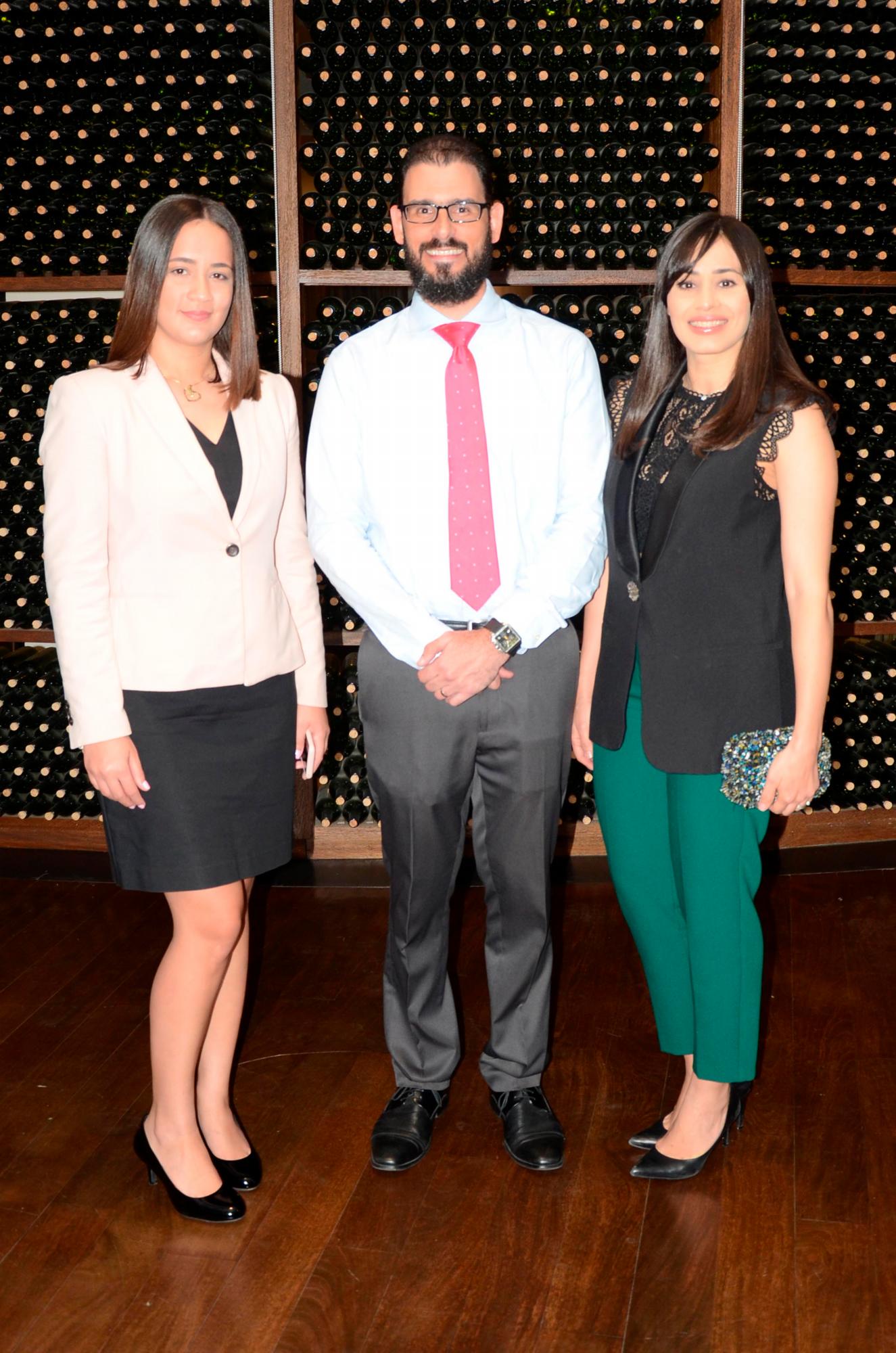 Cynthia Santana, Rodolfo Rudeke y Aimee Viñas