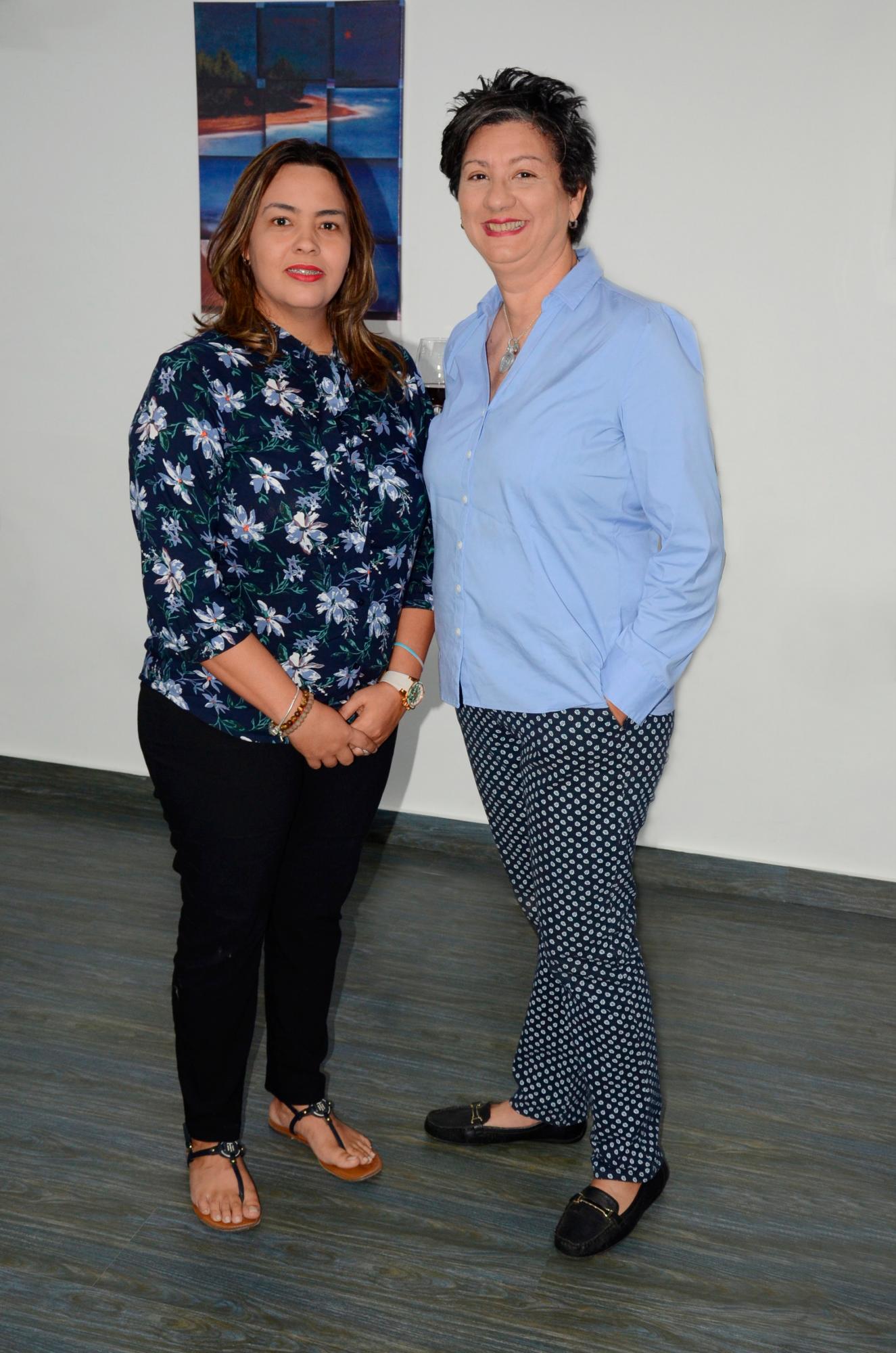 Awilda Peralta e Yania Guzmán.