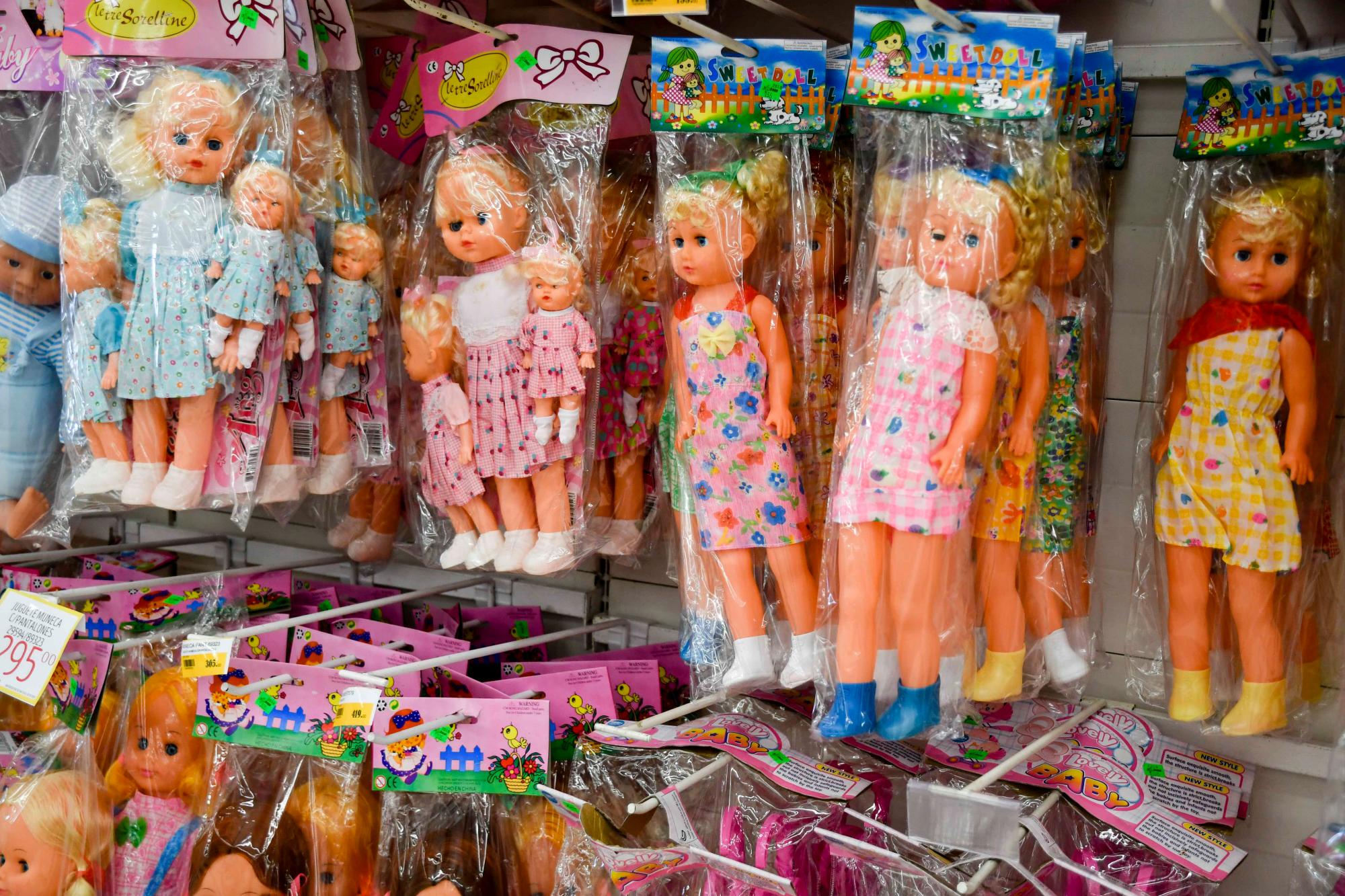 Muñecas parecidas a las usadas por nuestras abuelas.