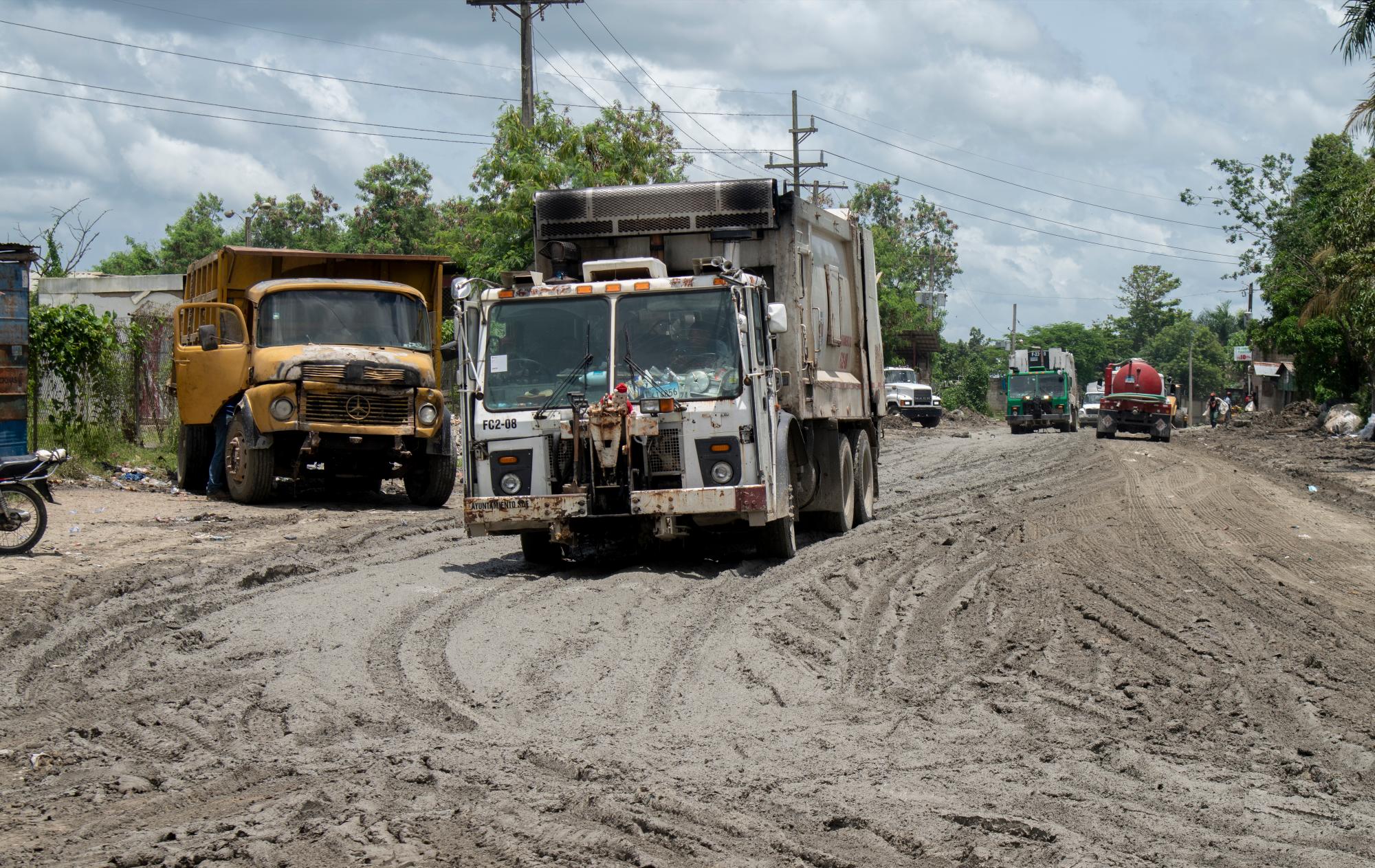 La situación dificulta el vertido por momentos.