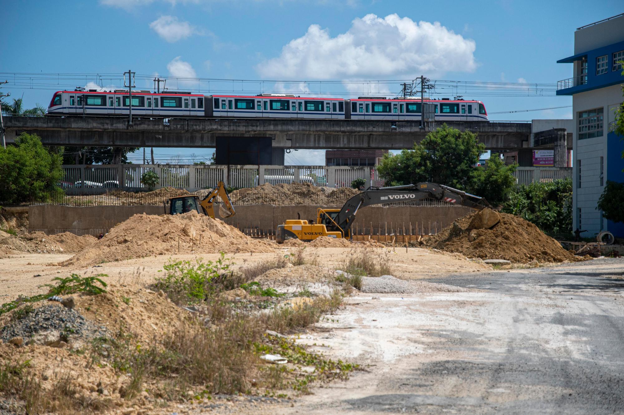 La terminal de Santo Domingo Norte está en la fase de nivelación de terreno.