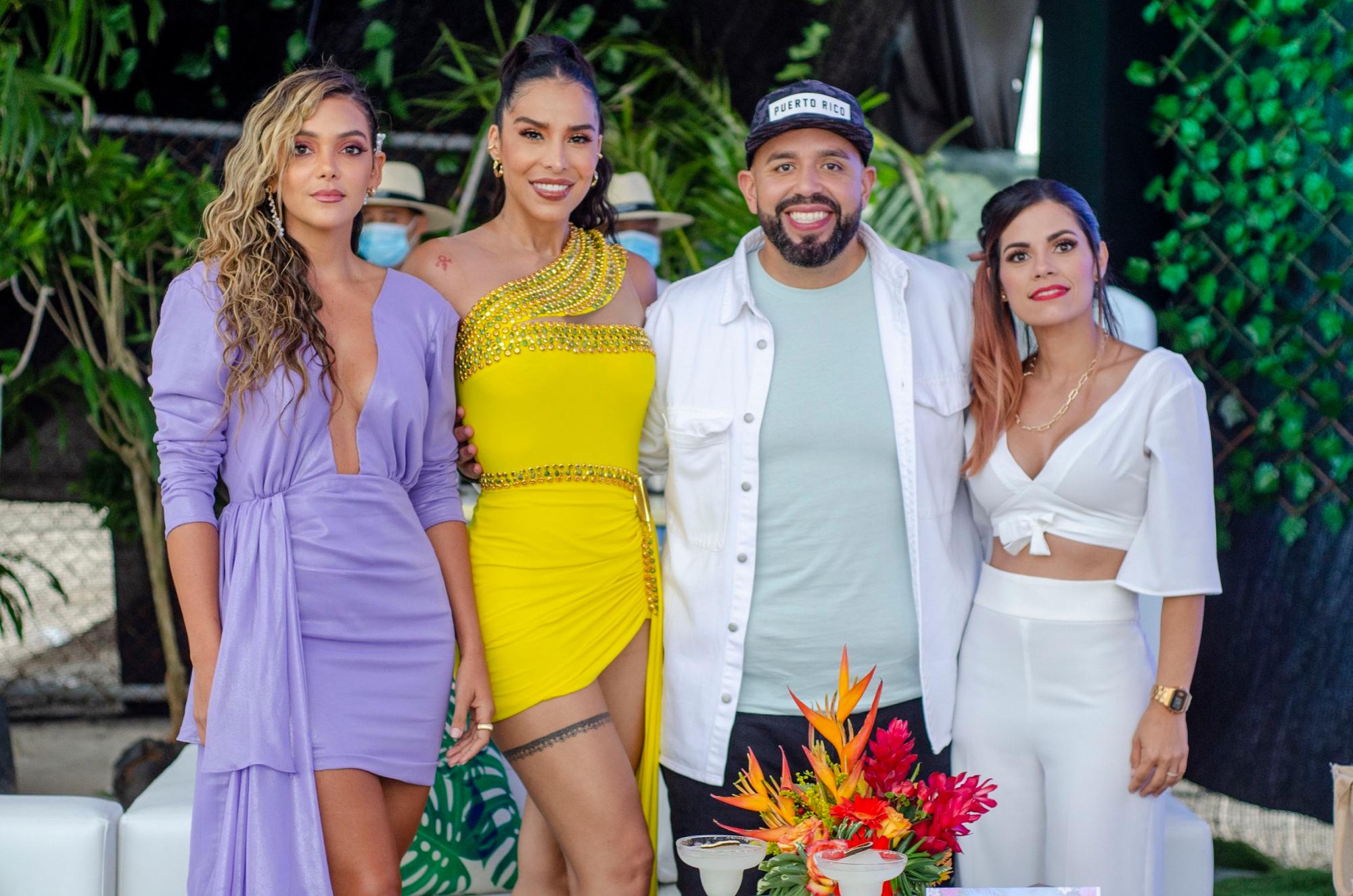 María Laura Quintero, Jessica Pereira, Molusco y Claudia Morales.