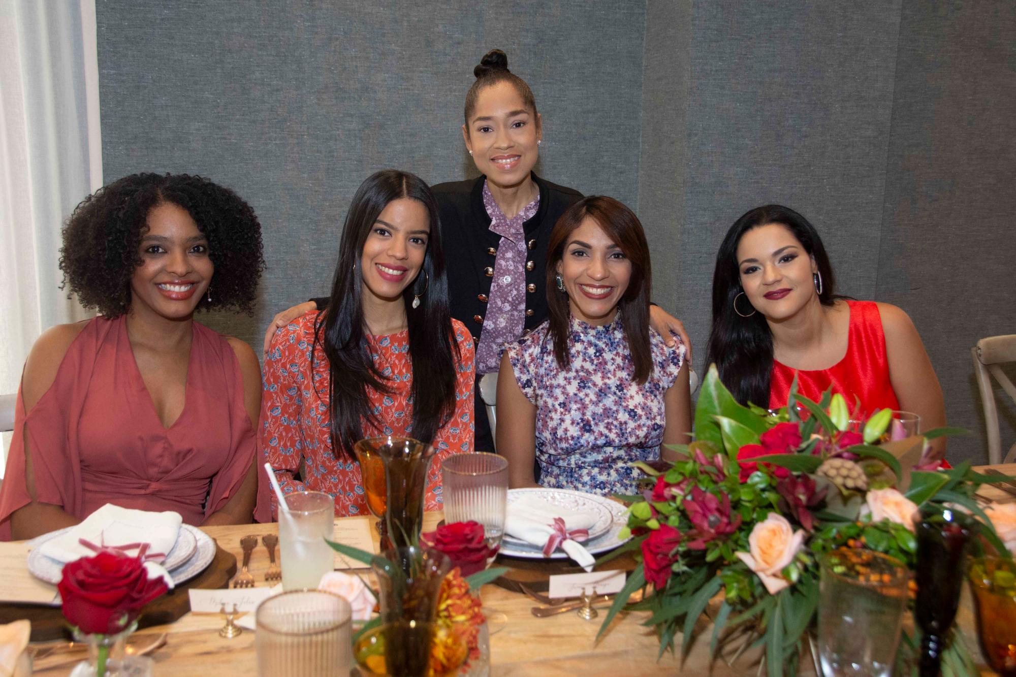 Milian Solano, Jacmi Minaya, María Mercedes, Wendy Mora y Violeta Ramírez.