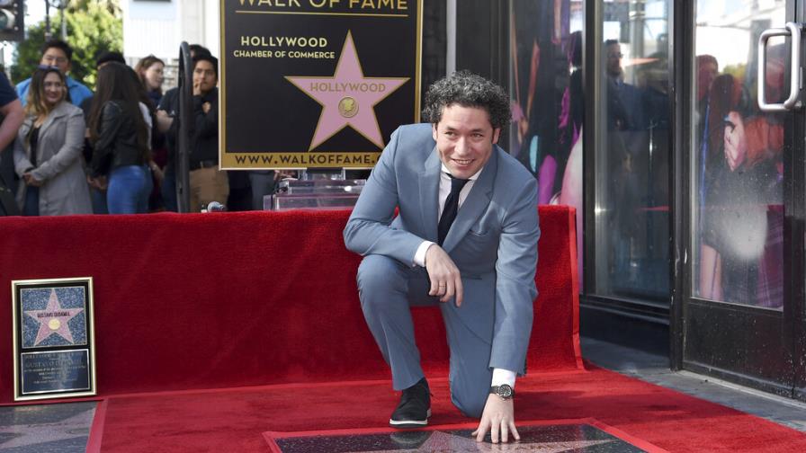 Dudamel, orgulloso de ser el único venezolano con una estrella en Hollywood