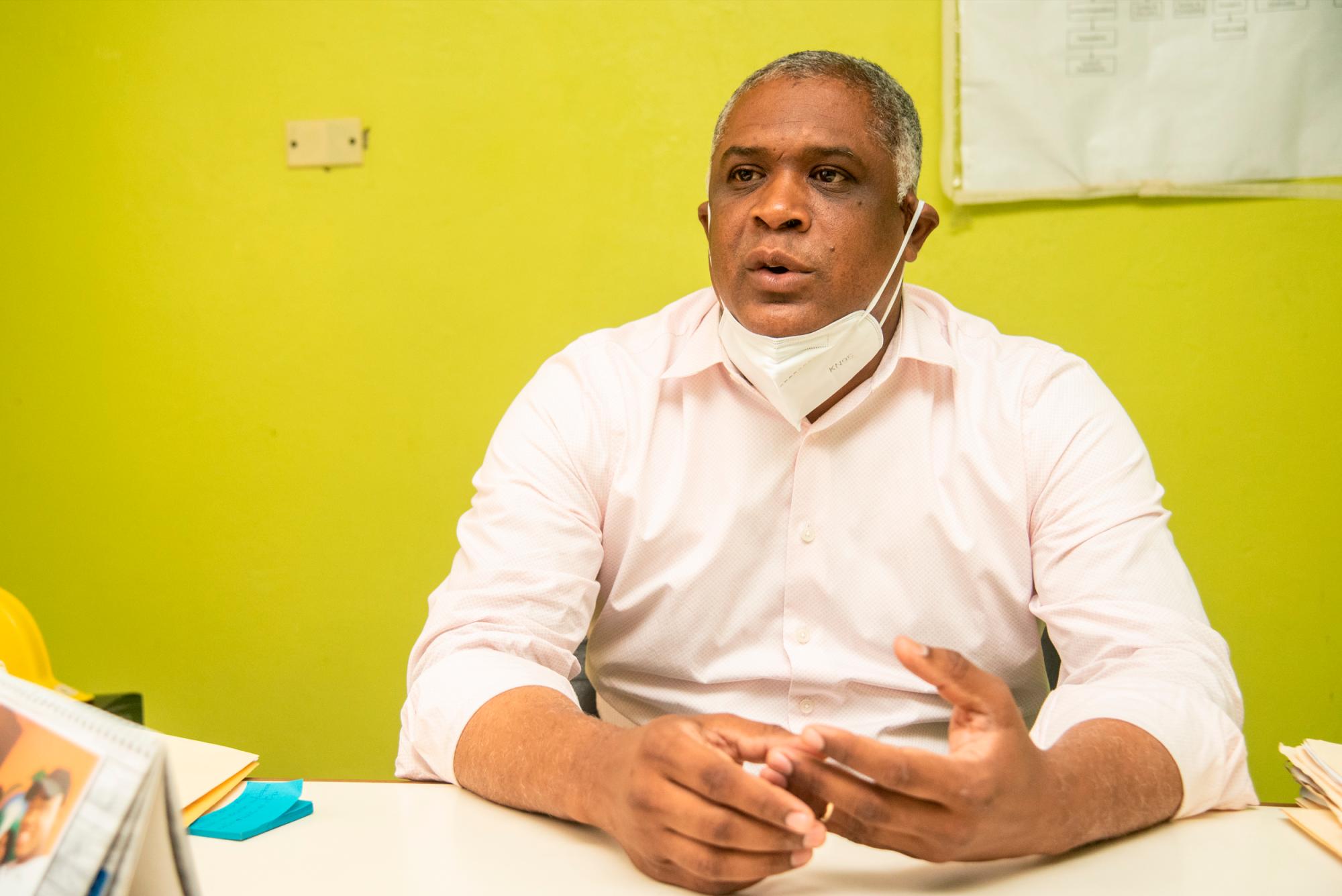 José Enrique Ventura, administrador del vertedero. 