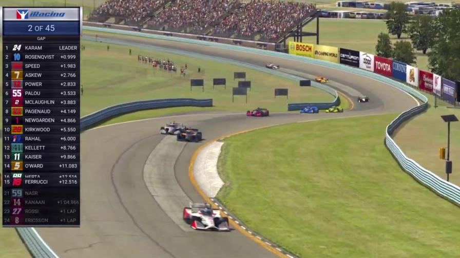 McLaughlin gana carera virtual de IndyCar desde Australia