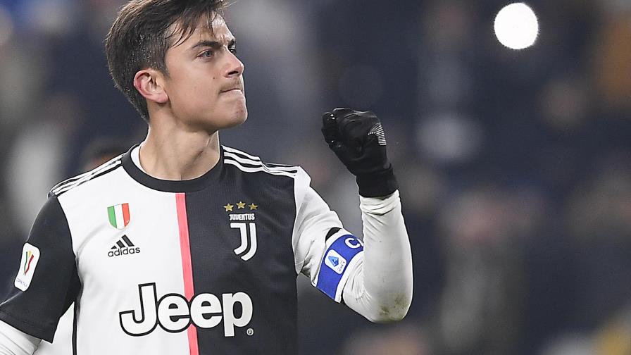 Doblete de Dybala y Juventus golea a Udinese en Copa Italia