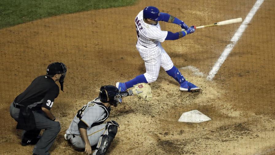 Báez define por Cachorros en 11mo inning ante Piratas