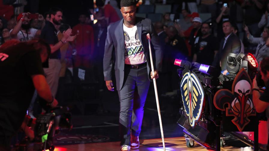 Williamson prevé volver a Pelicans antes de media temporada Williamson prevé volver a Pelicans antes de media temporada