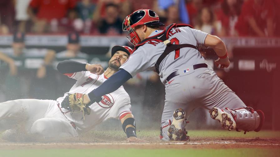 Stephenson rompe el empate; Rojos superan 6-5 a Cardenales