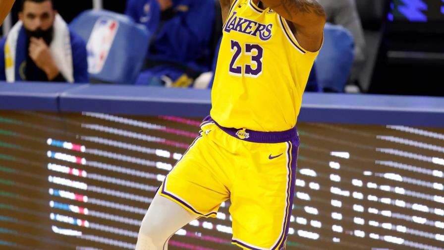 Vídeo | LeBron, Lakers mermados por bajas arrollan a Warriors