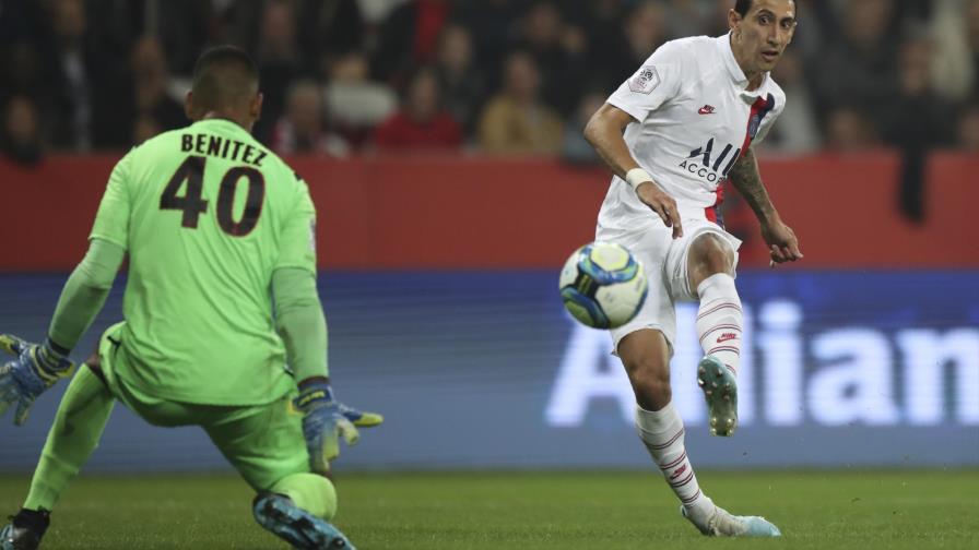 Di María e Icardi anotan y el PSG golea 4-1 a Niza