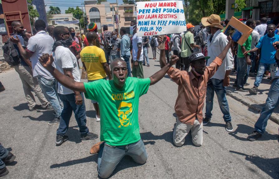 La Policía haitiana dispersa por la fuerza una protesta contra la violencia