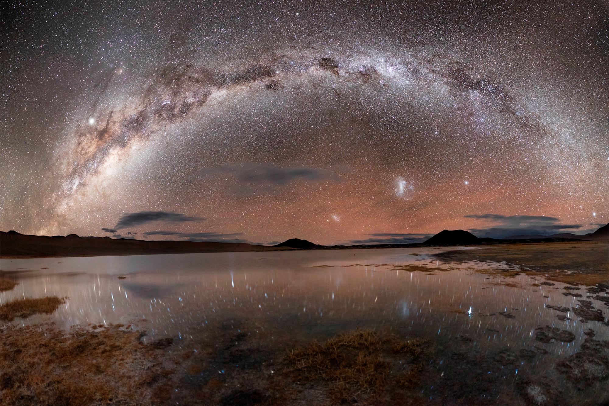 Fotografía cedida por la astrofotógrafa Jorgelina Álvarez que muestra una de sus capturas. 