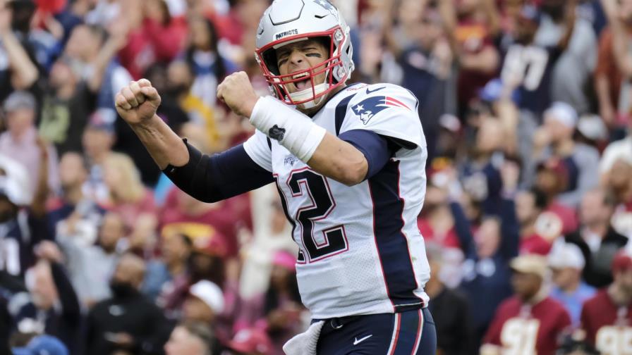 Brady e invictos Pats vapulean a Redskins