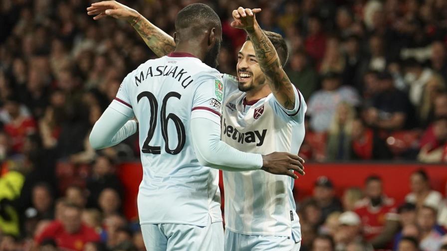 United, fuera de la Copa de Liga; cae ante West Ham
