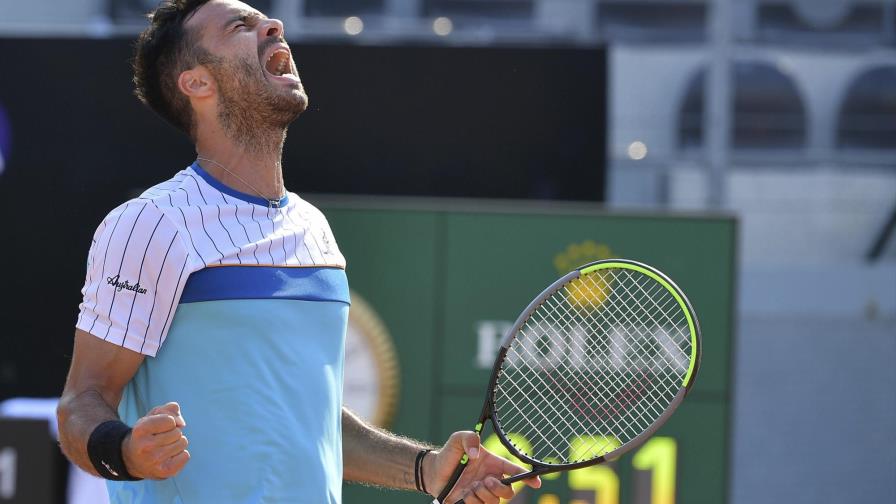 Caruso vence a Sandgren y se medirá ante Djokovic en Roma