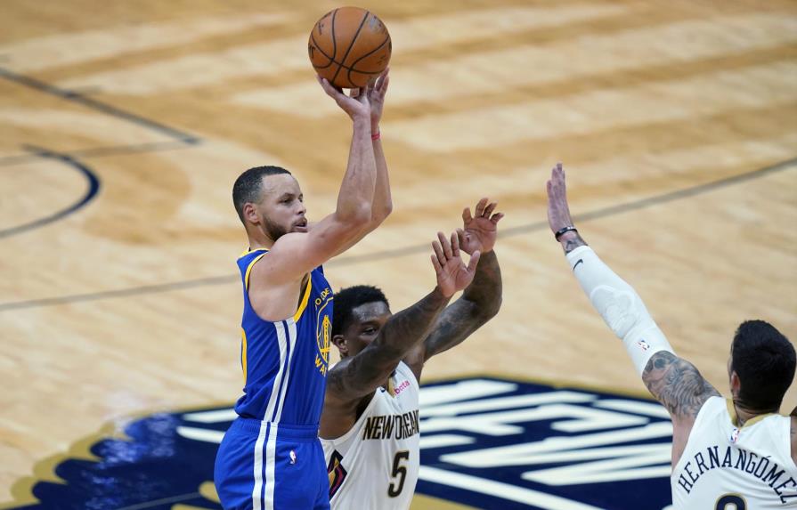 Con 41 puntos de Curry, Warriors sorprenden a Pelicans