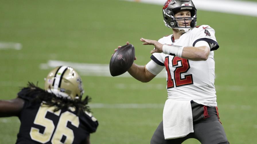 Brady gana duelo a Brees en triunfo de Tampa Bay ante Saints