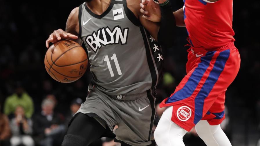 Dinwiddie e Irving lideran a Nets en triunfo ante Pistons Dinwiddie e Irving lideran a Nets en triunfo ante Pistons