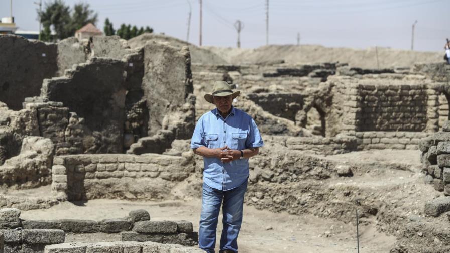 Revelan más detalles de ciudad faraónica hallada en Egipto